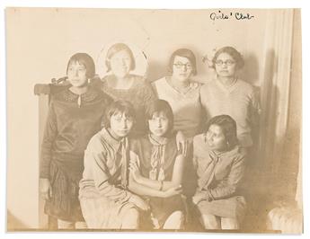 (AMERICAN INDIANS.) Scrapbook from the Presbyterian mission on the Fort Peck Reservation in Montana.                                             